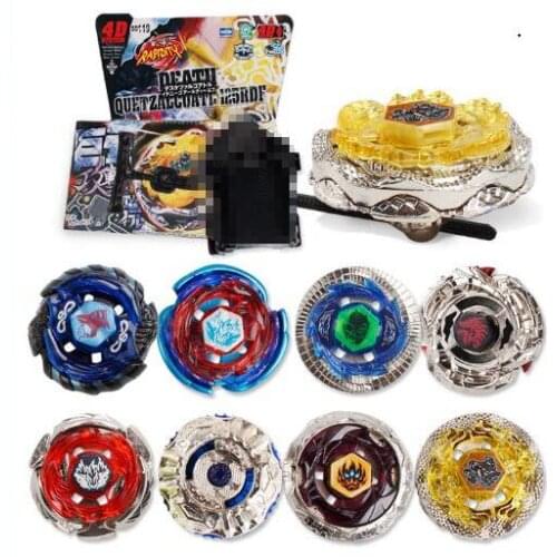Bayblade 8pcs/lot Free Shipping ePacket 31 Style choose Spinning Top BB-124 Kreis Cygnus 4D System + Light Launcher