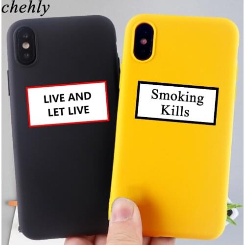 Phone Case for IPhone 6s 7 8 11 12 Plus Pro Mini X XS MAX XR SE Funny Letters Cases Soft Silicone Fitted Back Accessories Covers