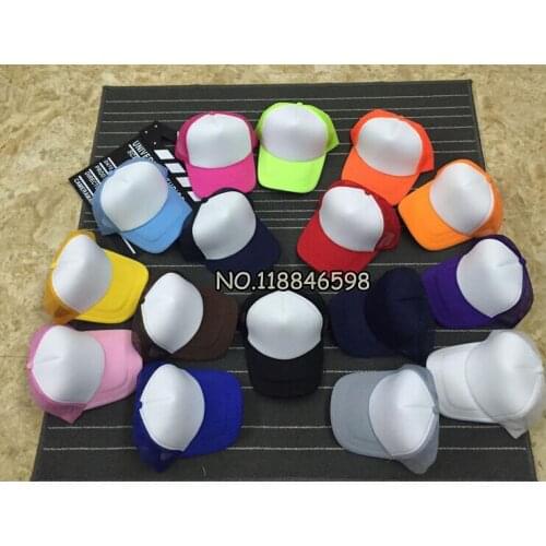 Blank 50pcs/Lot DIY Yourself Cap Sublimation Heat Transfer Making Logo