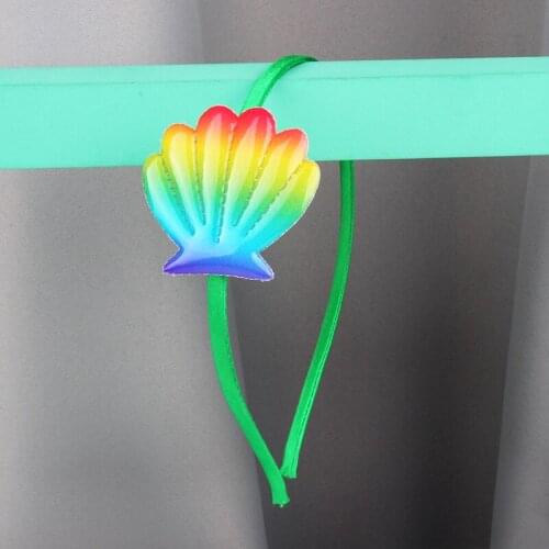 New Childrens Sequined Explosive Cartoon Sweet Headband Custom Starfish Shell Scale Sequin Cat Ear Jewelry Accessories Headwear