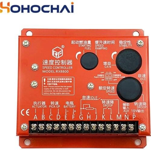 Generator Electronic Speed Controller RX8800 AC Motor Speed Control Unit Replace Fortrust C2002 Governor