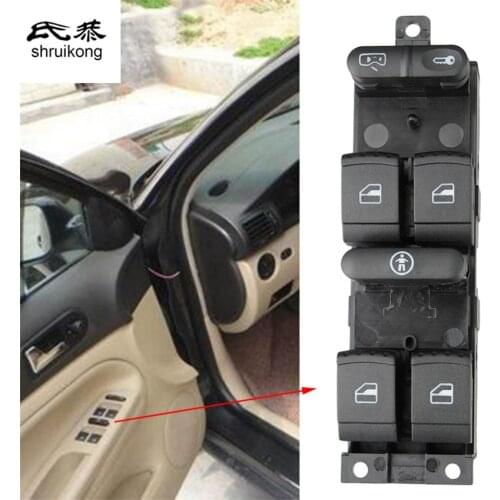 1PC For Volkswagen VW 99-04 GTI Golf 4 Jetta MK4 BORA BEETLE Passat B5 B5.5 Master Power Window Control Switch Button