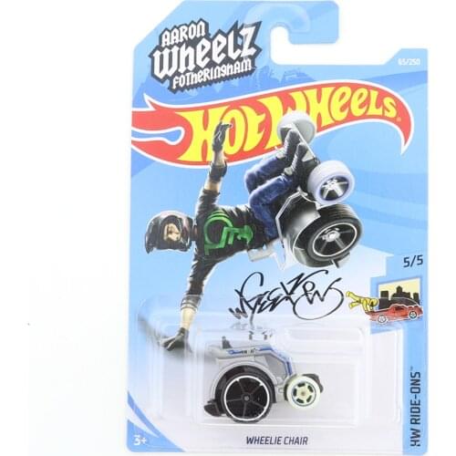 2019-65 Hot Wheels WHEELIE CHAIR Mini Alloy Coupe 1/64 Metal Diecast Model Car Kids Toys Gift