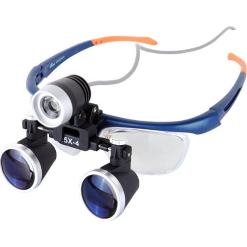 3.5X-4 Medical Surgical Loupe Magnifier W/ 3W Dental Surgery Headlight Headlamp