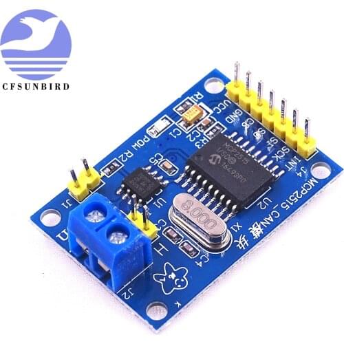 CFsunbird MCP2515 CAN Bus Module TJA1050 Receiver SPI Module