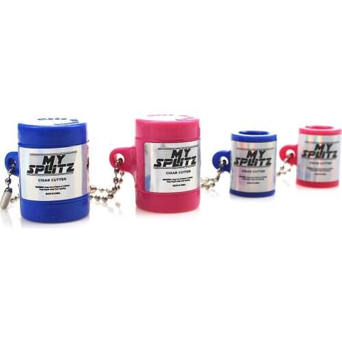 New With cover Cigarillo Cigar Cutter Blunt Splitter Keychain Smoking Pipes Cigarette Accessories Random Colors