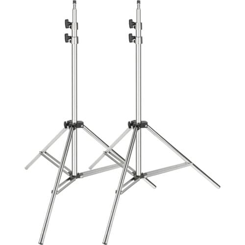 Neewer 200cm 2 SETS Tripod Light Stands For Ring Light Photo Studio Relfectors Softboxes Backgrounds Lighting Studio Kit