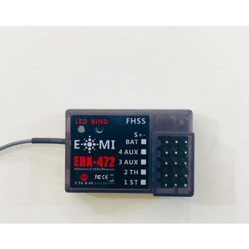 RC OMG EMI ERX-472 2.4GHz FH-3/FH-4T Compatible Receiver for Sanwa