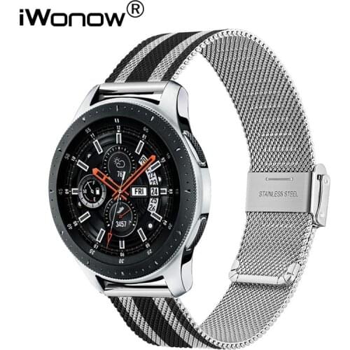 Mesh Stainless Steel Watchband for Samsung Galaxy Watch 46mm 42mm Active 2 40mm 44mm Quick Release Band Milanese Strap Bracelet