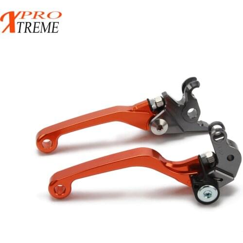 Motorcycle CNC Billet Pivot Foldable Brake Clutch Levers For KTM 125 EXC/SX 2005 2006 2007 2008 Magura