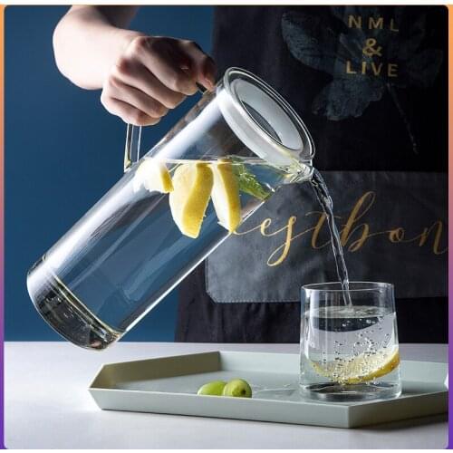 Glass Teapot Christmas Gift Ideas Juice Cup Crystal Coffee Pot Milk Cup