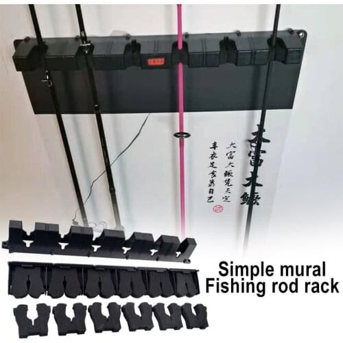 Ilure Fishing Rod Storage Rack Fishing Pole Stand Holder Bracket Portable Fishing Rod Rack