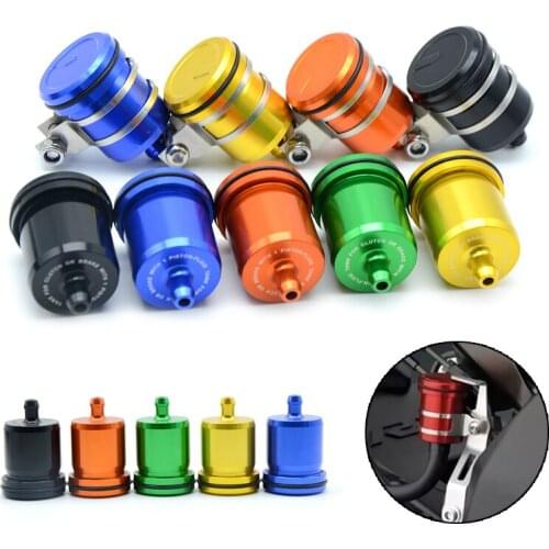 Universal Motorcycle Brake Fluid Reservoir Clutch Tank Oil Fluid Cup For Kawasaki 990 Super R 690 390 SX-F XC
