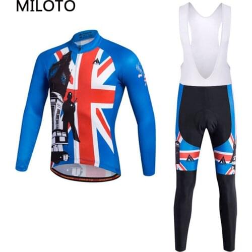 Miloto Long Sleeve Cycling Jersey Summer MTB cycling clothing maillot ciclismo roupa ciclismo Cycling set