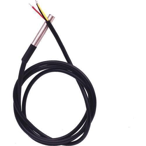 1pcs 5 meters Stainless steel package Waterproof DS18b20 temperature probe temperature sensor 18B20 5M
