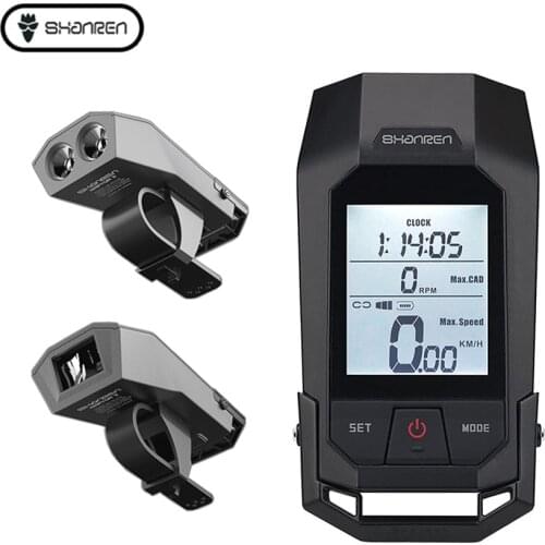 Shanren Wireless Cycling Odometer Bicycle Computer Road Mtb Bike BLE Lamp Waterproof Speed Cadence Heart Rate Sensor Power Meter