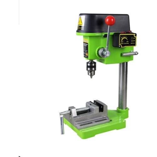 Household Small Bench Drill Electric Drill 220V/480W Multifunctional Variable Speed Drill Electric Milling Machine Drilling Tool