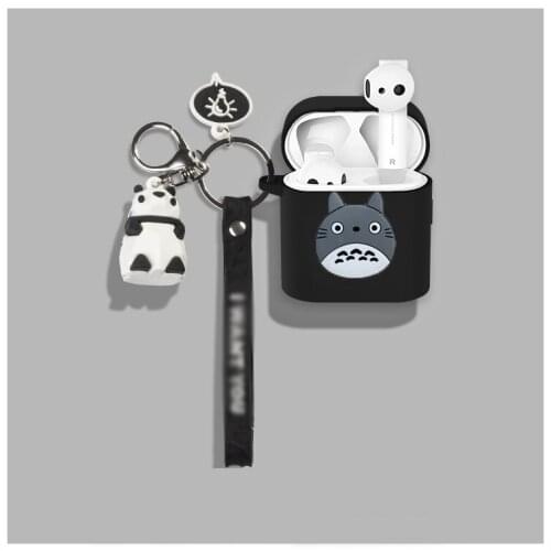 For Xiaomi Mi Air 2s TWS Wireless Bluetooth Earphone Case with keychain Panda Protect Cover For Xiaomi AirDots Pro 2 soft case