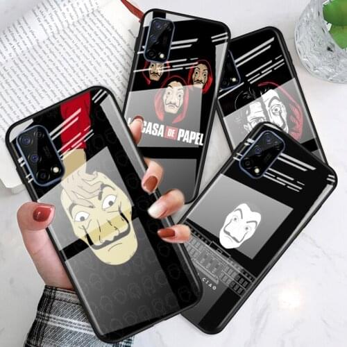 Tempered Glass Cover la casa de papel TV For OPPO A9 2020 A52 Find X2 Lite Realme 7 7i 6 5 Pro C3 XT Phone Case Shell