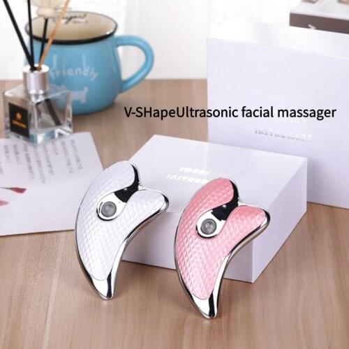 Electric Heating Shave Plate Heating Vibration Facial Massager Phototherapy Plate Plate Face Thin Face Slimming Skin Care Tools