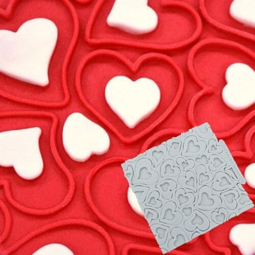 Hearts Mould Fondant Cake Decorating Tools Silicone Molds Sugarcrafts Chocolate Baking Tools for Cakes Gumpaste Form
