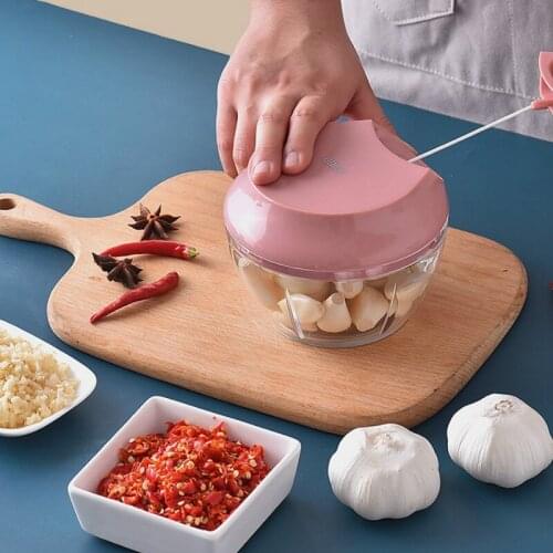 Smooth and durable garlic blender hand pull type one-piece flavor free blender smashing garlic mash artifact household three-dim