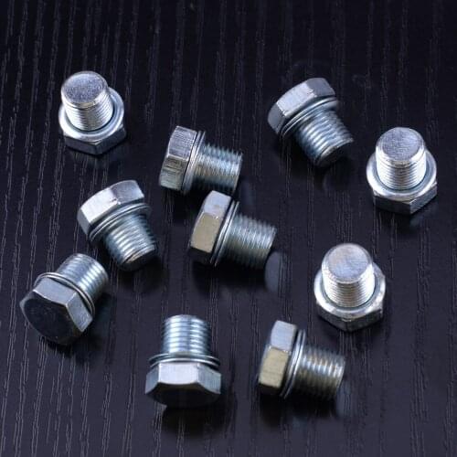 LETAOSK 10pcs Cylinder Decompression Plug Valve Port Screw 1122 025 2200 Fit for Stihl Husqvarna Jonsered Chainsaw Partner