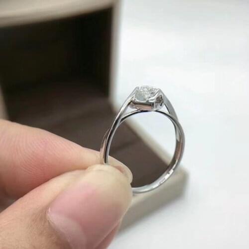 Moissanite gemstone ring with glorious light exquisite ring birthday engagement ring anniversary gift wedding ring proposal ring