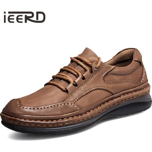 Retro Men Boots With Fur Top Quality Genuine Leather Boots Men Winter Ankle Boots Fashion Platform Men Footwear