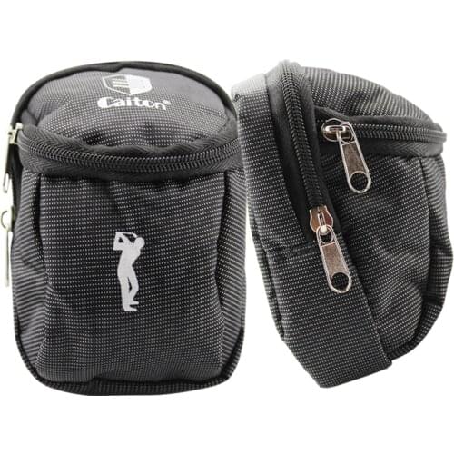 Portable Small Golf Ball Bag Golf Tees Holder Carrying Storage Case Pouch can hold 6 golf balls