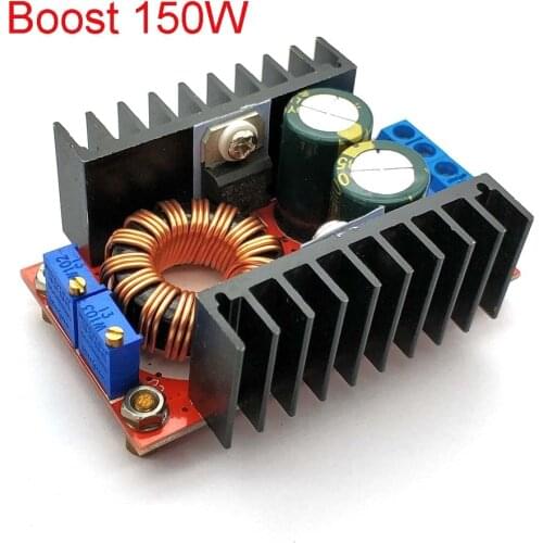10-30V To 12-35V Step Up CV CC 150W 10A DC DC Boost Converter Car Power Supply LED Driver Charger Adjustable Voltage Regulator