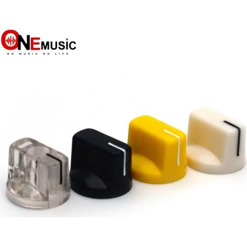 Multi Color Guitar Pedal Pointer Knobs Portable Hard Plastic Guitar Effects Pedal Knobs 1/4 Inch Shaft Design