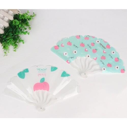 Custom Advertising Transparent Fan Custom Cartoon Plastic Fan-Made Plastic Fan Star Transparent Fan Should Aid Fan Large Plastic