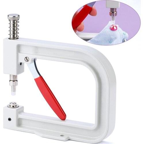 Manual Punching Pearl Setting Machine Rhinestones Beads Rivet Fixing Machine Hand Press Tools For Hats Shoes Clothes Bags