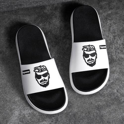 Unisex Outdoor Plus Size Slides for Men Fashion Flats Sandals Couple Brand Flip-Flop 2020 New Unisex Shower Slippers Aqua Shoes