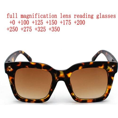 Outdoor Driving Full Reading Sunglasses for Womens Classic Reader Magnification Presbyopic Sun Glasses -Not Bifocals