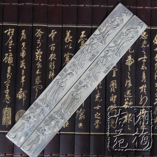 Elaborate Antique collection Carving Ancient China Four beauties Paper weight