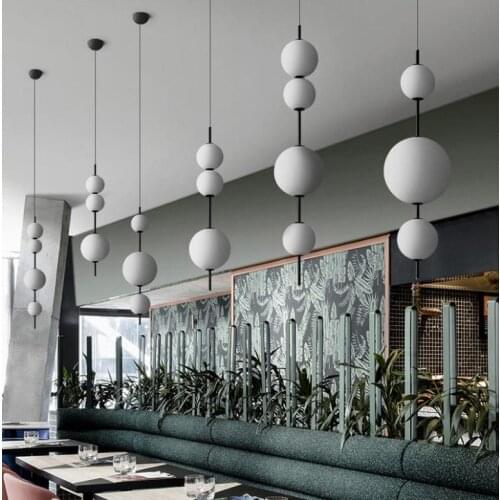 Modern LED Pendant Lamps Hanging light fixture Restaurant Gourd Pendant Lights Cafe Bar Bedroom Kitchen Dining Room Glass Deco