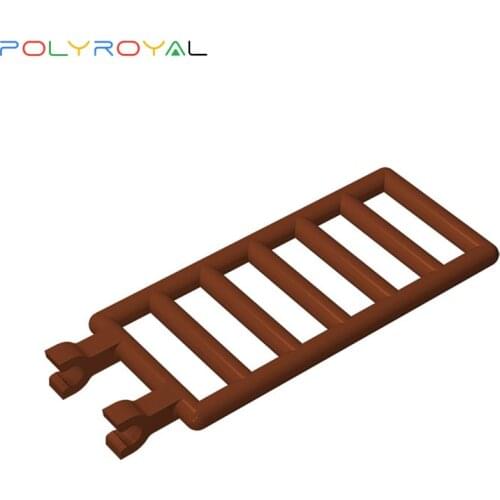 Building Blocks Technical Parts 7x3 single side fence with clip 10 PCS MOC Compatible With brands toys for children 6020