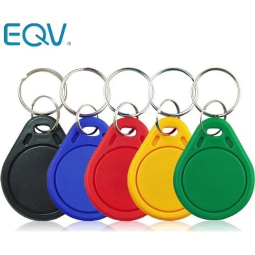 10pcs/lot 13.56MHz RFID IC Key Tags Keyfobs Token NFC TAG Keychain For Arduino