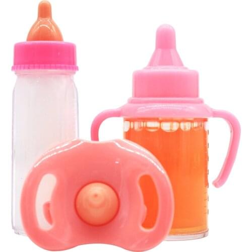 17 inch 40cm baby doll carry bag Feeding bottle and pacifier for 43 cm baby play toy accessories