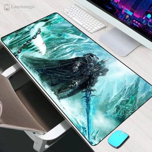 World of Warcraft Illidan Large 900x400 Mouse Pad Gaming Accessories Keyboard ковер gabinete gamer Desk Mat Varmilo LOL Mousepad