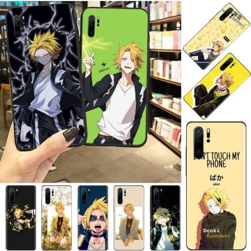 Denki Kaminari My Boku No Hero Academia Phone Case Funda For Huawei P9 P10 P20 P30 Lite 2016 2017 2019 plus pro P smart