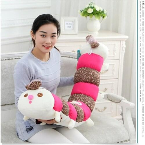 Long lovely plush Caterpillar toy stuffed red Caterpillar design pillow gift about 120cm 2940