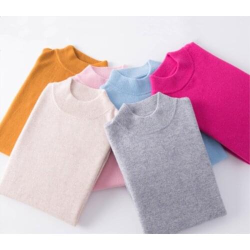 Korean Cashmere Half Turtleneck Pullover Sweater Women Autumn 2021 Winter Clothes Female Jumper Pull Femme Knitted Sweaters