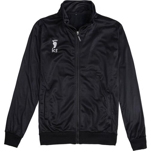 Haikyuu Jacket embroidery black Coat cosplay costume Sportswear Karasuno High School Volleyball Club Top anime Coats and Jackets