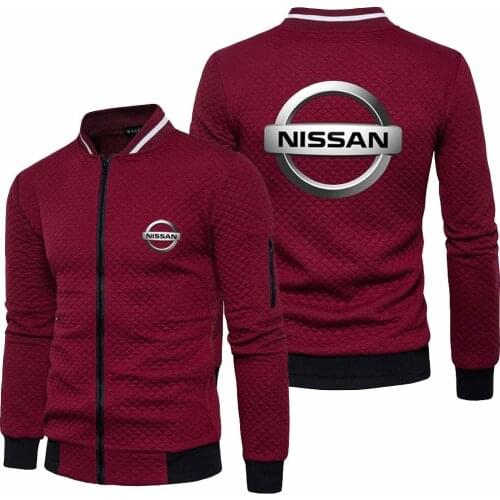 2021 New Mens Nissan Jacket Spring Autumn Long Sleeve Fashion Sportswear Casual Zipper Hoody Male Sweatshirts