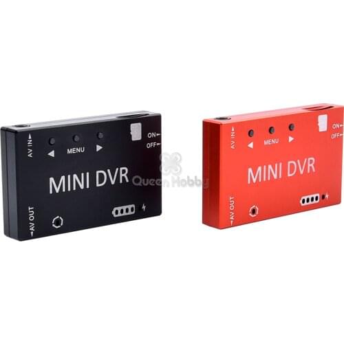 Queen Hobby FPV Mini DVR Video Audio Recorder for FPV RC Multicopter VR Goggle Built-in 3.7V 400mah Battery