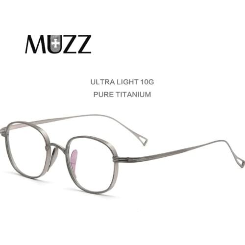 Retro Men Pure Titanium Glasses Frame Oval Women Luxury Brand Prescription Myopia Optical Eyeglasses Frame Square Small Eyewear