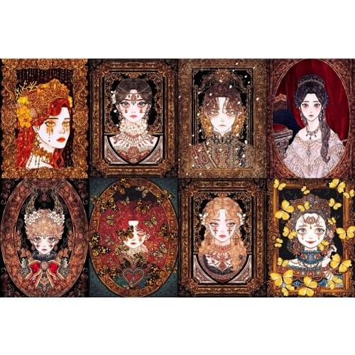 5D DIY Special Shaped Diamond Painting Curly Hair Beauty Mosaic Kit Rhinestone Drawing Picture Set Home Decoration Craft Gifts